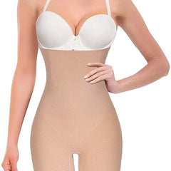Florea - Magic Seamless High Waist body shaper - Beige & Black-007 (FREE SIZE)
