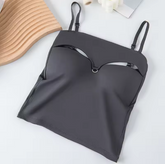 Florea - Front Buckle Push-Up Camisole - Grey