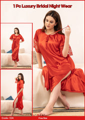 Florea - 1 Pcs Silk Gown - 124