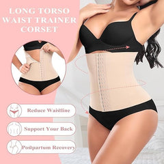 Florea - Women & Girls Seamless Efffective Hook-Shapewear Tummy Belt - Beige -010