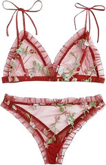 Florea Embroidered Lingerie Set 16136 -  Free Size