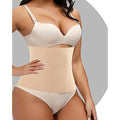 Florea -  Postpartum Belly Band Waist Trainer Tummy Compression for Women- Beige -009