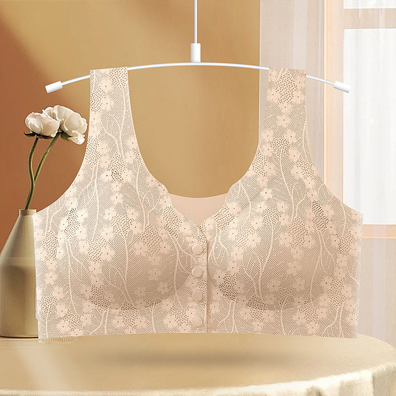 Florea EasyLatch Front Button Lace Bra