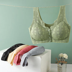 Florea EasyLatch Front Button Lace Bra