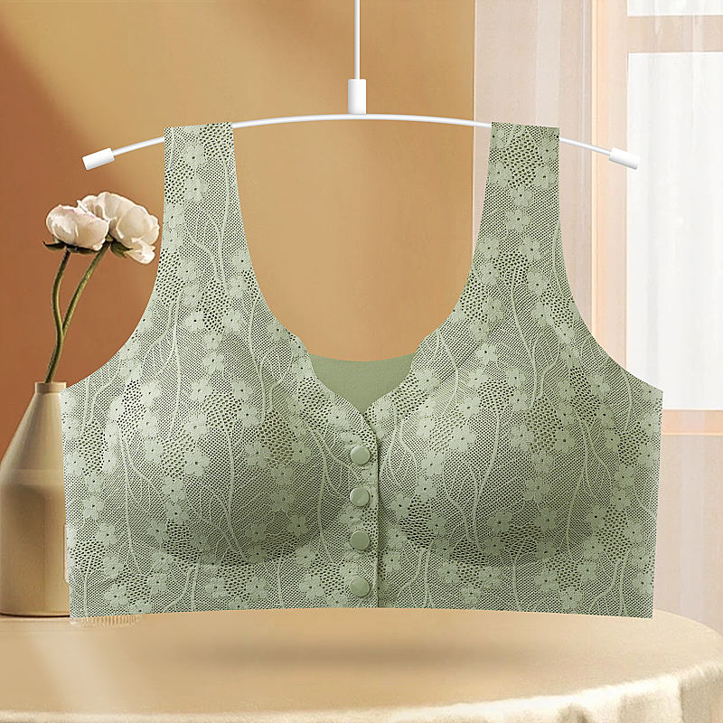 Florea EasyLatch Front Button Lace Bra