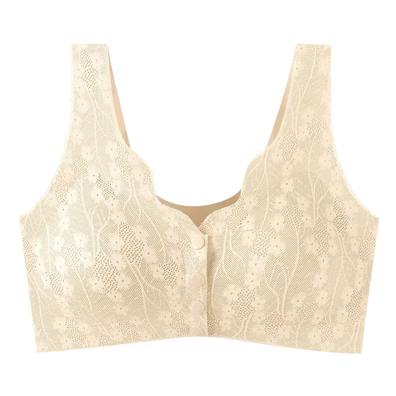 Florea EasyLatch Front Button Lace Bra