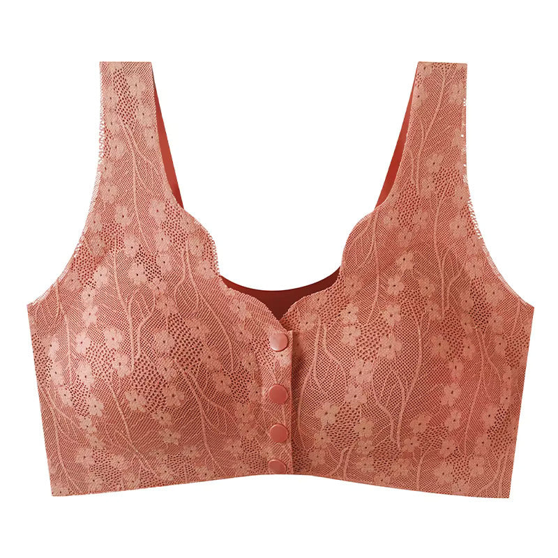 Florea EasyLatch Front Button Lace Bra