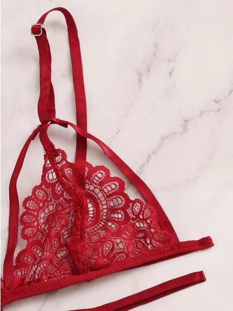 Florea Lace Garter Set 16121 - Free Size