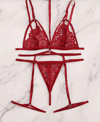 Florea Lace Garter Set 16121 - Free Size