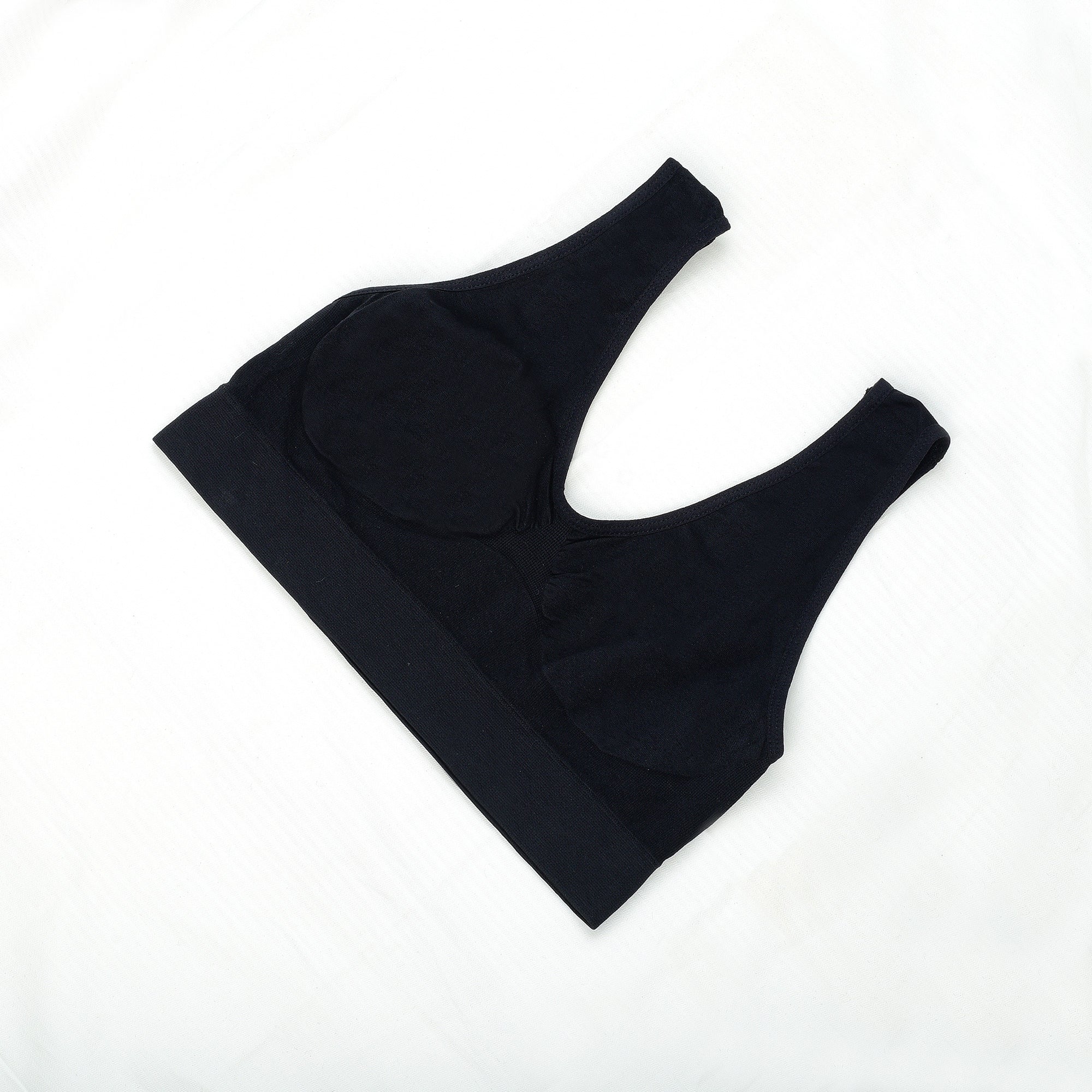 Florea - Air Bra - Stretchable Non Padded Bra - Black