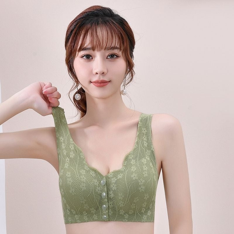 Florea EasyLatch Front Button Lace Bra