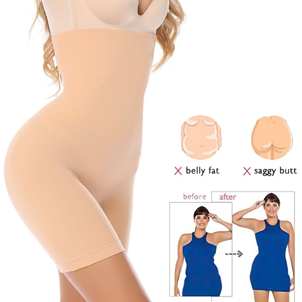 Florea -  New Tummy and Hip Lift body shaper American - Beige 004